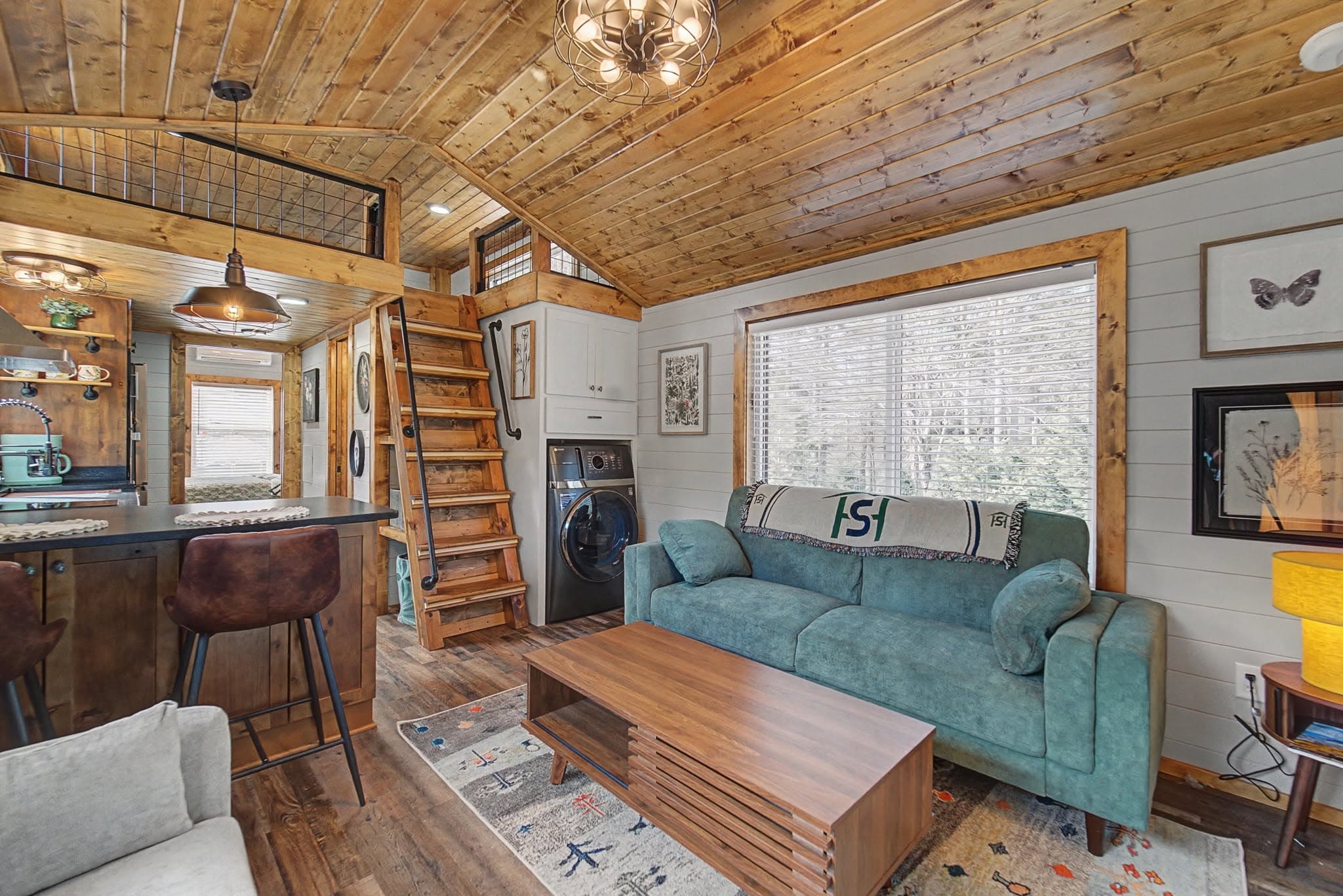 Interior with loft