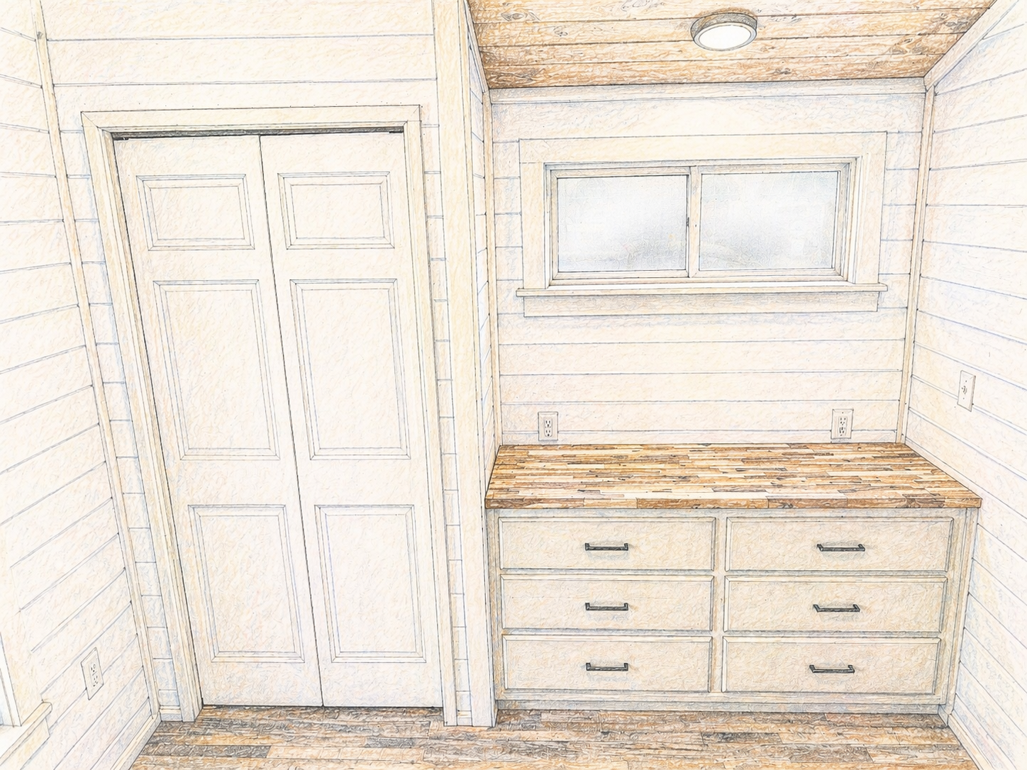 Built-in Dresser
